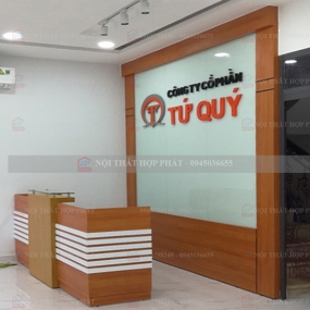 Quầy Lễ Tân Cao QLTCG076 - Quầy Lễ Tân, Quầy Tiếp Tân, Quầy Khách Sạn, Quầy Thu Ngân